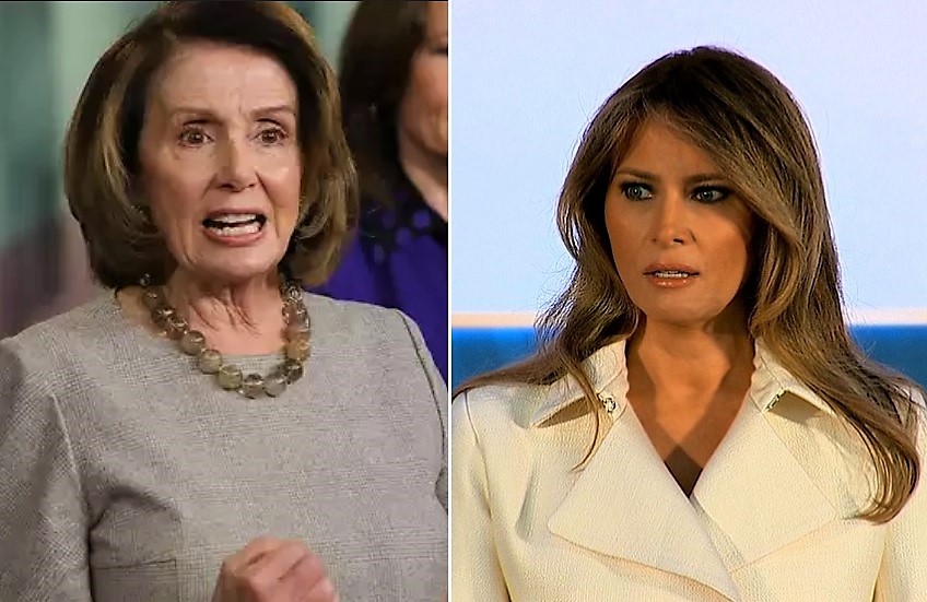 Pelosi Brings Up First Lady Melania & Her Parents While Slamming Trump’s Merit-Based Immigration Proposal