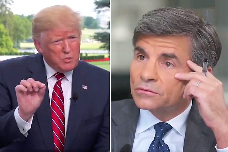 Trump Shuts Down Stephanopoulos In Heated Exchange: ‘You’re Being a Little Wise Guy’