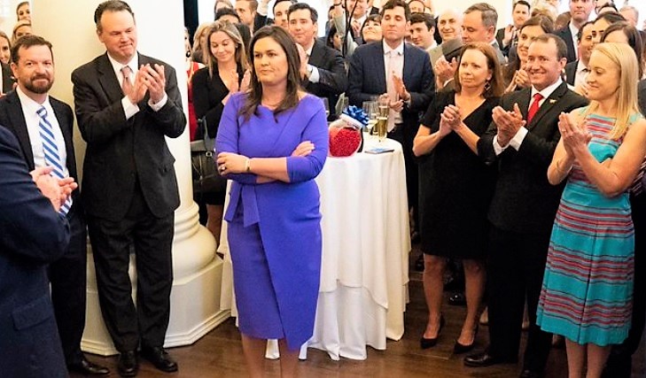 Sarah Sanders Sends a Message To Her Critics: ‘Today I Will Walk Out Of The White House With My Head Held High’