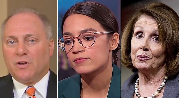 ‘It Is Ugly & Getting Uglier:’ Steve Scalise Chimes In On Fight Between Ocasio-Cortez And Pelosi