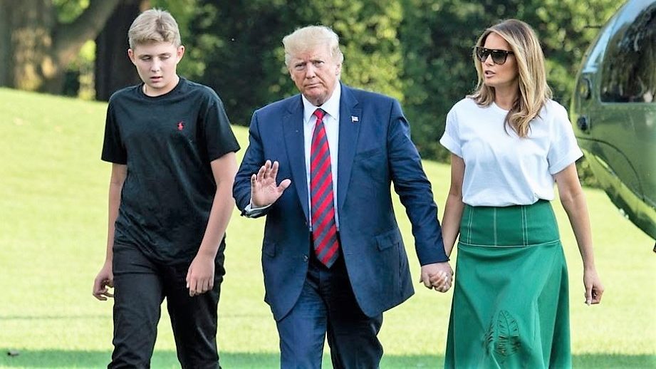 Barron Trump Is Taller Than His Mother, Even In Her High Heels, He Is Also Sporting New Haircut