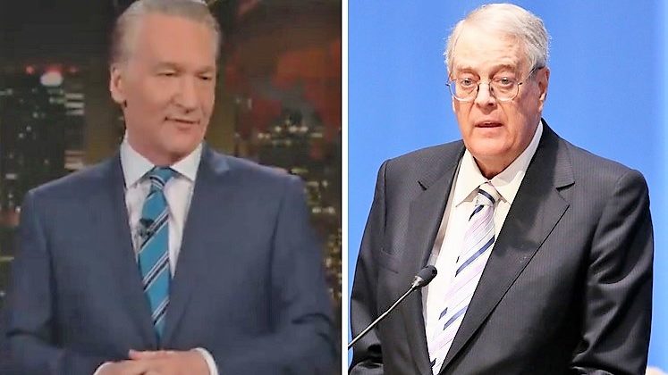 Bill Maher Trashes David Koch Day After His Death: ‘F**k Him. I’m Glad He Is Dead.’ ‘Hope’ It ‘Was Painful’