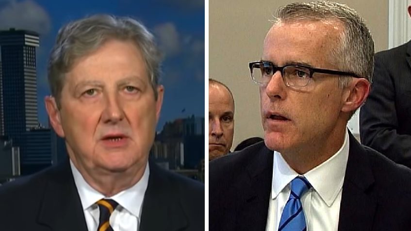 Sen. John Kennedy Sends Brutal Advice To AG Barr On What Should Be Done To Andrew McCabe