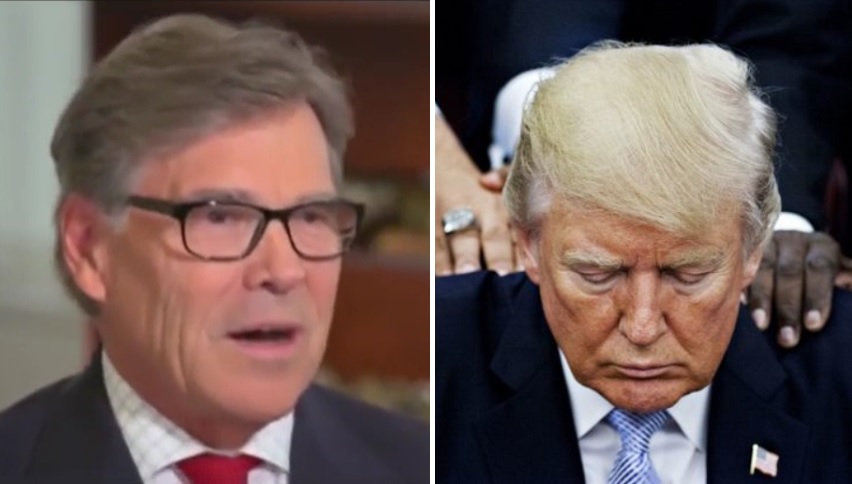 Rick Perry Claims President Trump Is “The Chosen” One Sent By God To “Do Great Things”