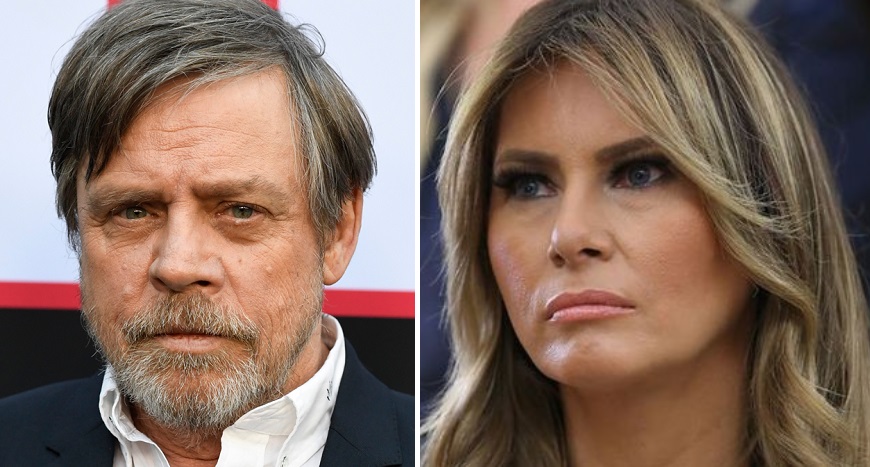 Hollywood Actor Mark Hamill Trashes Melania After She Was Booed By Baltimore Students