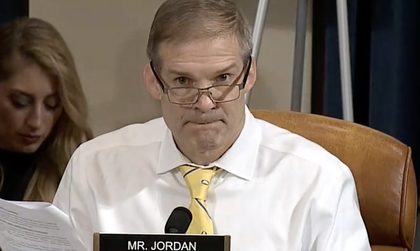 “Un-American Traitor” – Liberals In Meltdown Because Jim Jordan Didn’t Wear a Jacket to Impeachment Inquiry