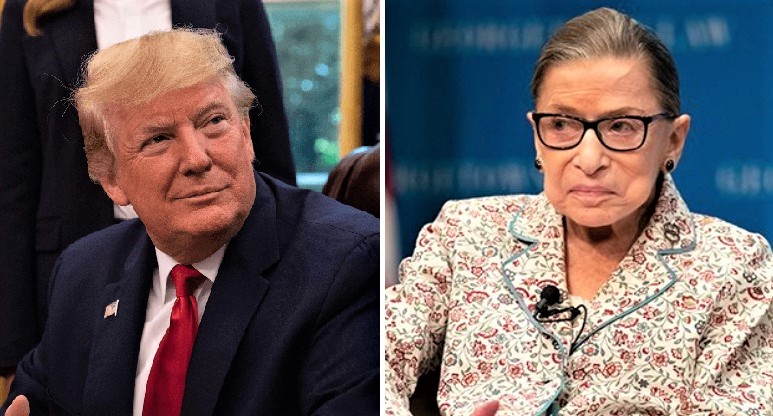In Unexpected Move, Justice Ginsburg Rules In Trump’s Favor, Halts Dems Order For Financial Records