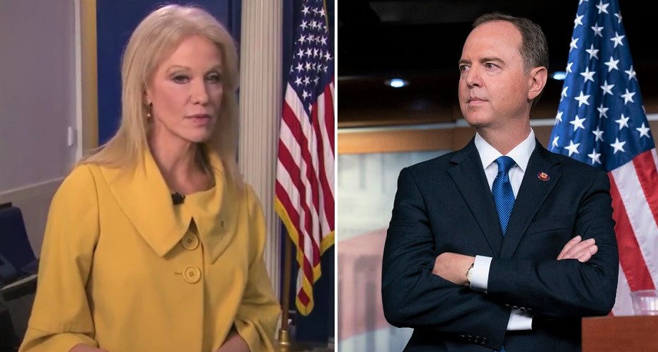 Conway Can’t Wait To Face Schiff, Vows To Rip Him “On Behalf Of The White House”