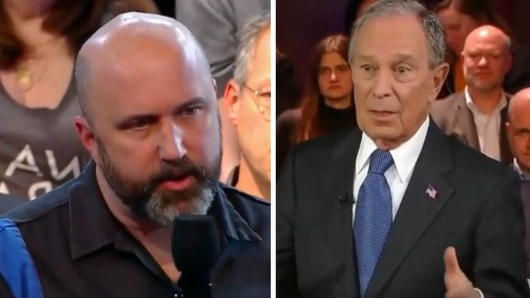 Man Confronts Bloomberg On Live TV, Demands He Answer For Strangling Gun Rights While Having Armed Escort