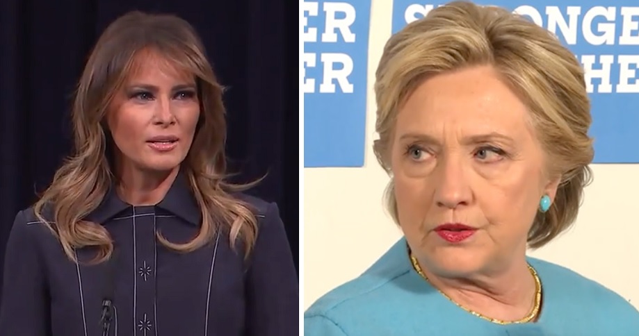 First Lady Melania Takes Veiled Shot At Hillary After She Mocked Her Initiative