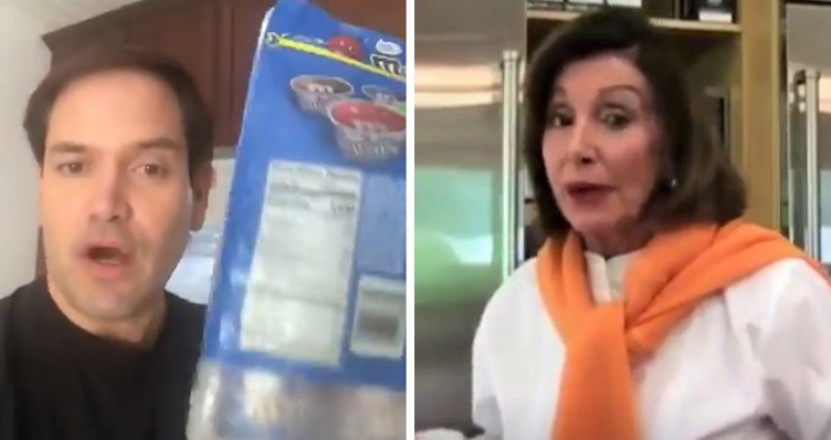 Marco Rubio & Ted Cruz Troll Pelosi After Ice Cream Stunt, Offer Her Snacks If She Comes To The Table For Small Business