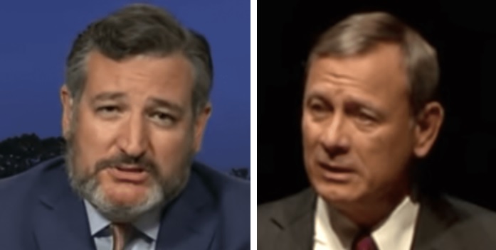 “John Roberts Has Abandoned His Oath” – Ted Cruz Rips Roberts After 5-4 Nevada Church Decision
