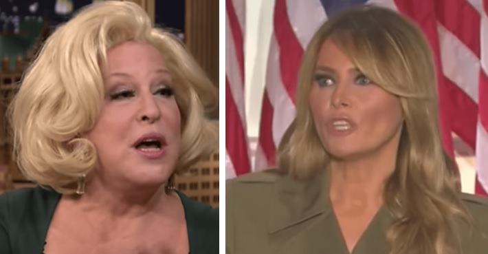 Bette Midler Trashes Melania For Her RNC Speech: “Get That Illegal Alien Off The Stage!”