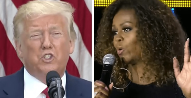 Trump Hits Back At Michelle Obama After Her Speech: “Biden Was Merely An Afterthought”