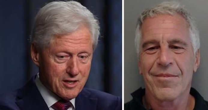 Photos Of Bill Clinton Getting Neck Massage From Epstein Victim Come To Light Ahead Of DNC Address