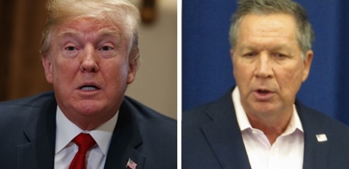 “People Don’t Like Him” – Trump Not Scared Of Kasich, Calls Him a “Loser”