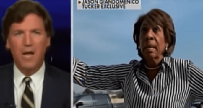 Tucker Rips Maxine Waters After She Was Caught On Video Without a Mask