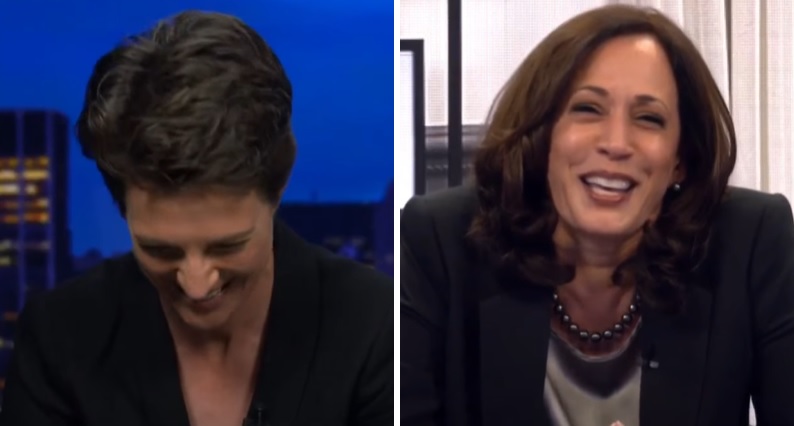 Harris & Maddow Laugh Hysterically While Discussing The Fly On VP Mike Pence’s Head